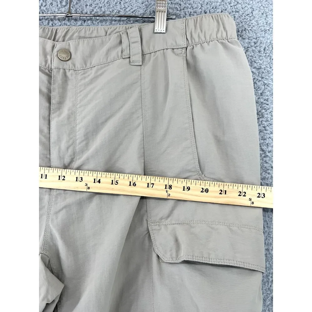 North Face Pants Mens XXL TTG (38x28 Actual) Beige‎ Convertible Nylon Hiking